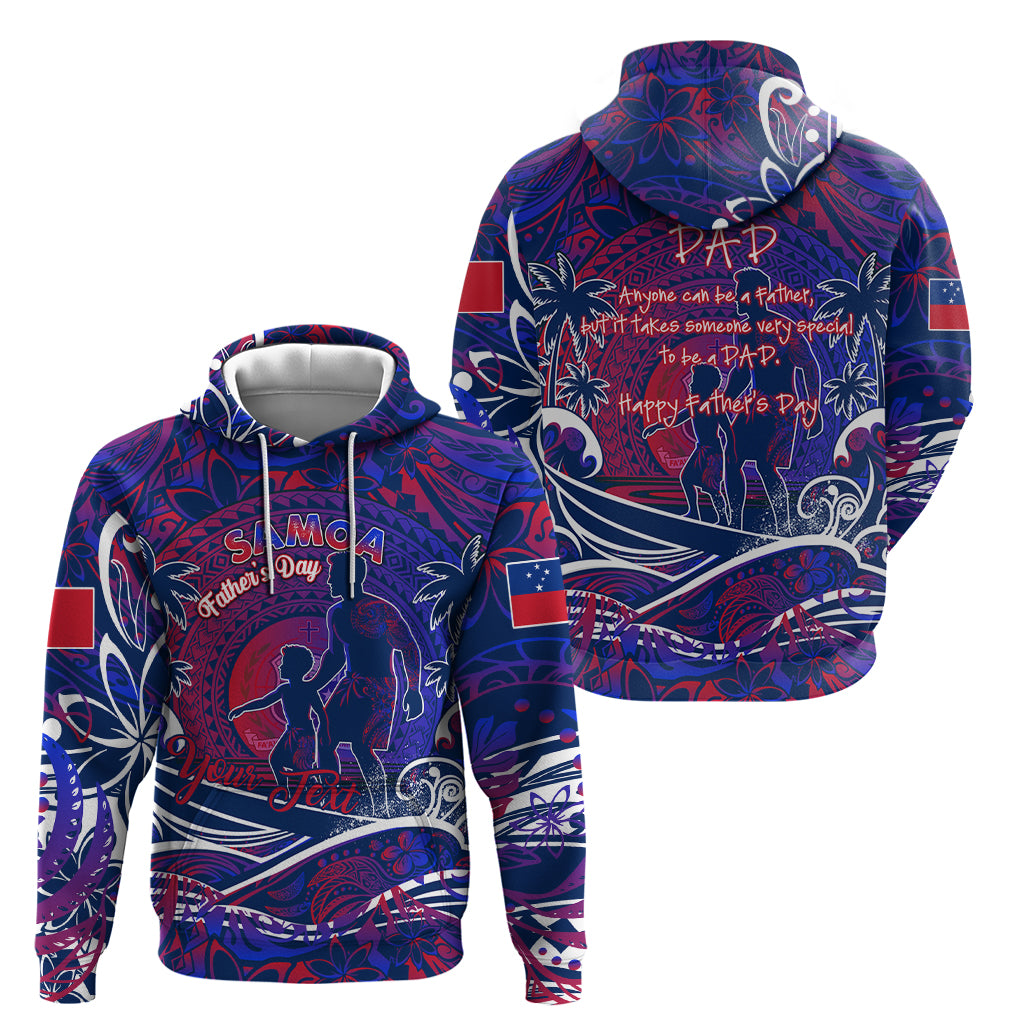 Father's Day Samoa Hoodie Special Dad Polynesia Paradise DT02 - Polynesian Pride