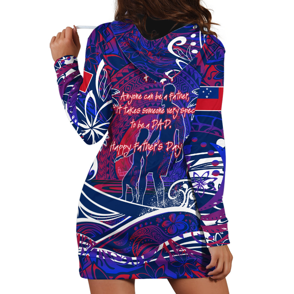 Father's Day Samoa Hoodie Dress Special Dad Polynesia Paradise DT02 - Polynesian Pride