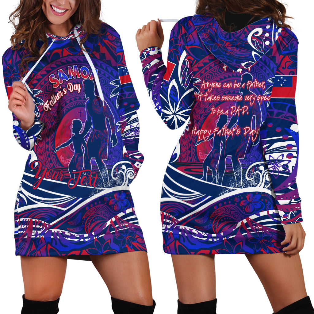 Father's Day Samoa Hoodie Dress Special Dad Polynesia Paradise DT02 - Polynesian Pride