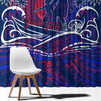 Father's Day Samoa Window Curtain Special Dad Polynesia Paradise DT02 - Polynesian Pride