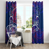 Father's Day Samoa Window Curtain Special Dad Polynesia Paradise DT02 - Polynesian Pride