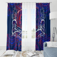 Father's Day Samoa Window Curtain Special Dad Polynesia Paradise DT02 - Polynesian Pride