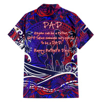 Father's Day American Samoa Family Matching Short Sleeve Bodycon Dress and Hawaiian Shirt Special Dad Polynesia Paradise