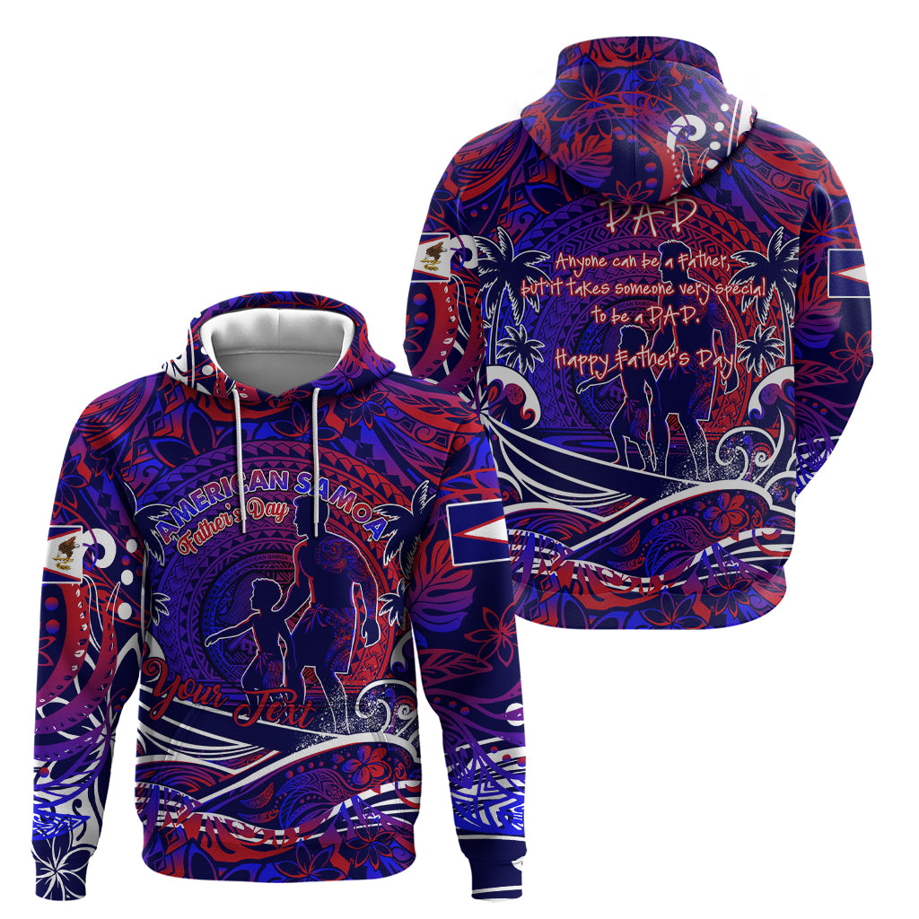 Father's Day American Samoa Hoodie Special Dad Polynesia Paradise