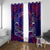 Father's Day American Samoa Window Curtain Special Dad Polynesia Paradise