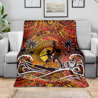 Father's Day Tonga Blanket Special Dad Polynesia Paradise