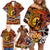 Father's Day Tonga Family Matching Off Shoulder Short Dress and Hawaiian Shirt Special Dad Polynesia Paradise