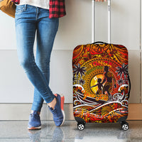 Father's Day Tonga Luggage Cover Special Dad Polynesia Paradise DT02 - Polynesian Pride