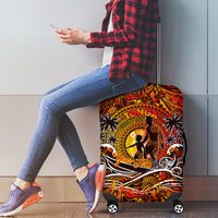 Father's Day Tonga Luggage Cover Special Dad Polynesia Paradise DT02 - Polynesian Pride