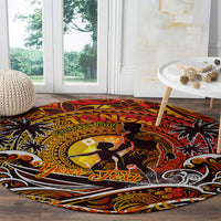 Father's Day Tonga Round Carpet Special Dad Polynesia Paradise DT02 - Polynesian Pride