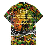 Father's Day Vanuatu Family Matching Long Sleeve Bodycon Dress and Hawaiian Shirt Special Dad Polynesia Paradise DT02 - Polynesian Pride