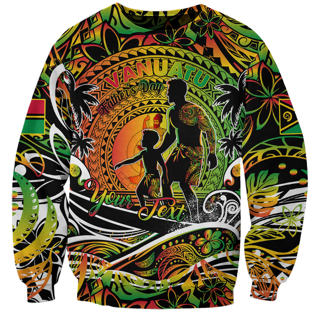 Father's Day Vanuatu Sweatshirt Special Dad Polynesia Paradise DT02 Unisex Art - Polynesian Pride