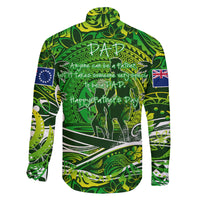 Father's Day Cook Islands Family Matching Tank Maxi Dress and Hawaiian Shirt Special Dad Polynesia Paradise