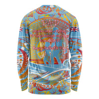 Father's Day Fiji Long Sleeve Shirt Special Dad Polynesia Paradise