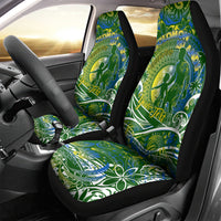Father's Day Solomon Islands Car Seat Cover Special Dad Polynesia Paradise