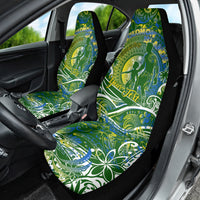 Father's Day Solomon Islands Car Seat Cover Special Dad Polynesia Paradise
