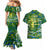 Father's Day Solomon Islands Couples Matching Mermaid Dress and Hawaiian Shirt Special Dad Polynesia Paradise