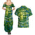 Father's Day Solomon Islands Couples Matching Summer Maxi Dress and Hawaiian Shirt Special Dad Polynesia Paradise