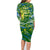 Father's Day Solomon Islands Family Matching Long Sleeve Bodycon Dress and Hawaiian Shirt Special Dad Polynesia Paradise