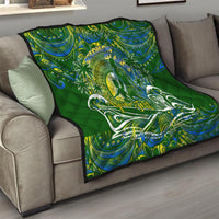 Father's Day Solomon Islands Quilt Special Dad Polynesia Paradise