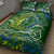 Father's Day Solomon Islands Quilt Bed Set Special Dad Polynesia Paradise