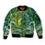 Father's Day Solomon Islands Sleeve Zip Bomber Jacket Special Dad Polynesia Paradise