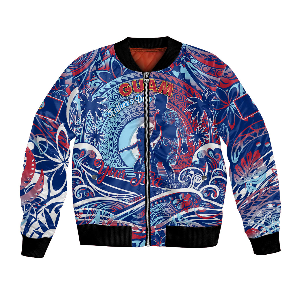 Father's Day Guam Bomber Jacket Special Dad Polynesia Paradise