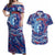 Father's Day Guam Couples Matching Off Shoulder Maxi Dress and Hawaiian Shirt Special Dad Polynesia Paradise