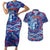 Father's Day Guam Couples Matching Short Sleeve Bodycon Dress and Hawaiian Shirt Special Dad Polynesia Paradise