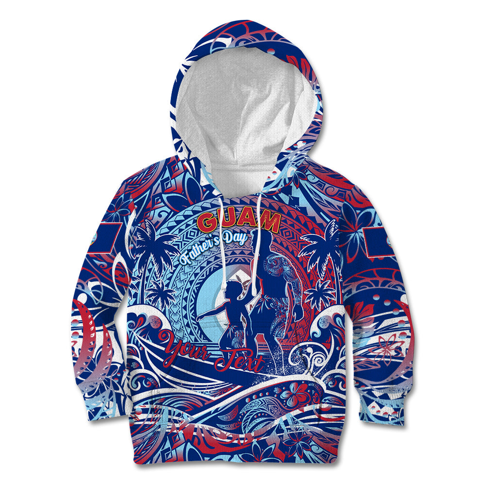 Father's Day Guam Kid Hoodie Special Dad Polynesia Paradise
