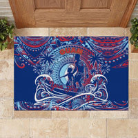 Father's Day Guam Rubber Doormat Special Dad Polynesia Paradise