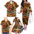 Father's Day Marquesas Islands Family Matching Off The Shoulder Long Sleeve Dress and Hawaiian Shirt Special Dad Polynesia Paradise