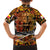 Father's Day Marquesas Islands Family Matching Off Shoulder Short Dress and Hawaiian Shirt Special Dad Polynesia Paradise