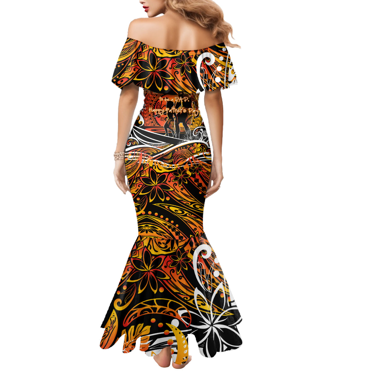 Father's Day Marquesas Islands Mermaid Dress Special Dad Polynesia Paradise