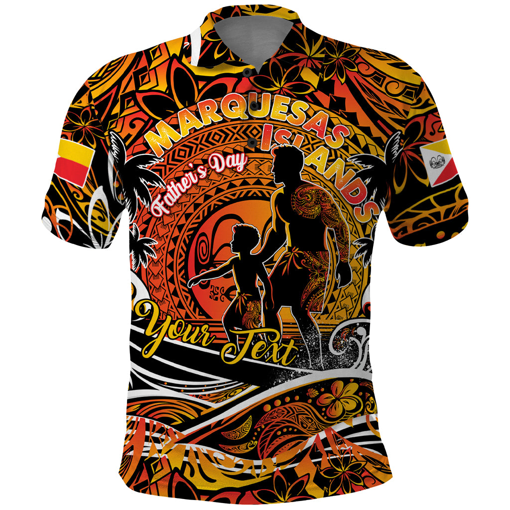 Father's Day Marquesas Islands Polo Shirt Special Dad Polynesia Paradise