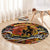Father's Day Marquesas Islands Round Carpet Special Dad Polynesia Paradise