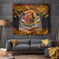 Father's Day Marquesas Islands Tapestry Special Dad Polynesia Paradise