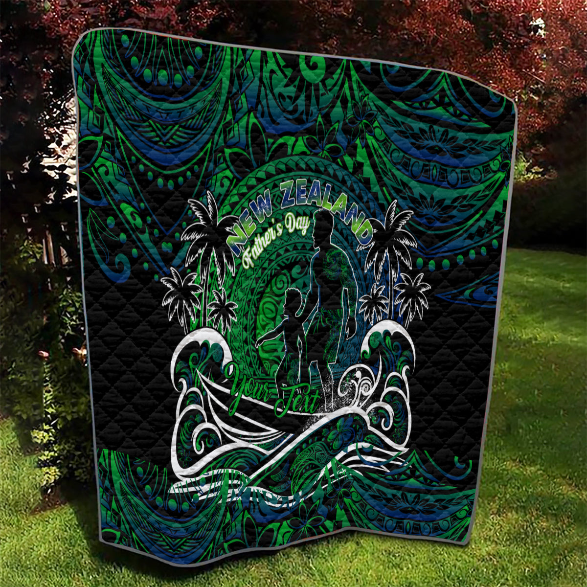 Father's Day New Zealand Quilt Special Dad Polynesia Paradise DT02 - Polynesian Pride