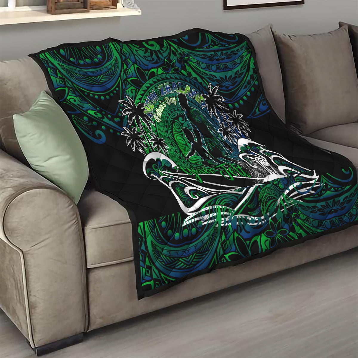 Father's Day New Zealand Quilt Special Dad Polynesia Paradise DT02 - Polynesian Pride