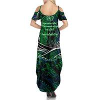 Father's Day New Zealand Summer Maxi Dress Special Dad Polynesia Paradise