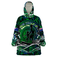 Father's Day New Zealand Wearable Blanket Hoodie Special Dad Polynesia Paradise