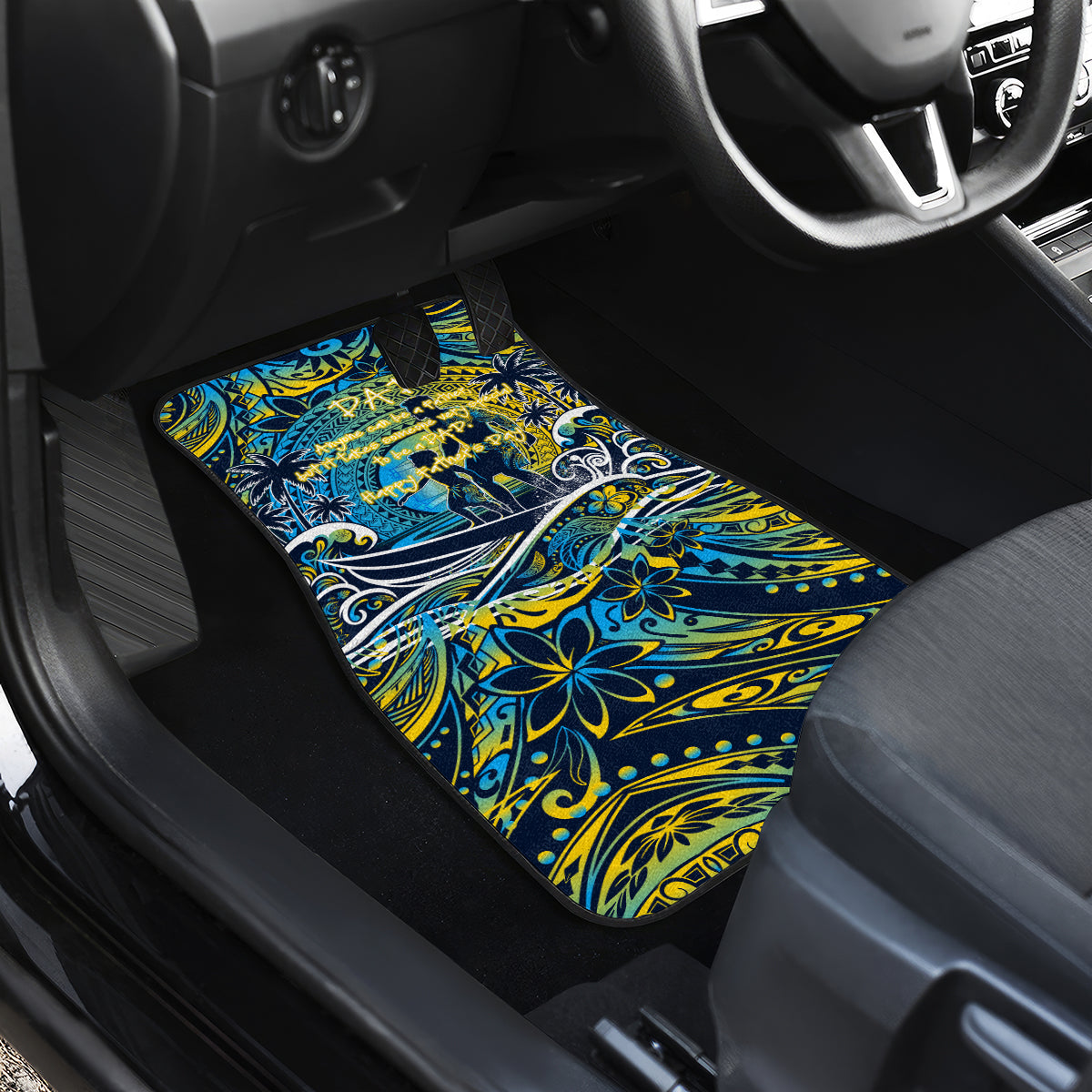 Father's Day Tokelau Car Mats Special Dad Polynesia Paradise DT02 - Polynesian Pride