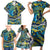 Father's Day Tokelau Family Matching Short Sleeve Bodycon Dress and Hawaiian Shirt Special Dad Polynesia Paradise