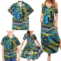 Father's Day Tokelau Family Matching Summer Maxi Dress and Hawaiian Shirt Special Dad Polynesia Paradise DT02 - Polynesian Pride