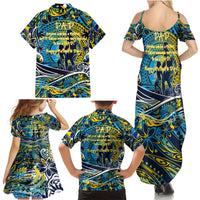 Father's Day Tokelau Family Matching Summer Maxi Dress and Hawaiian Shirt Special Dad Polynesia Paradise DT02 - Polynesian Pride