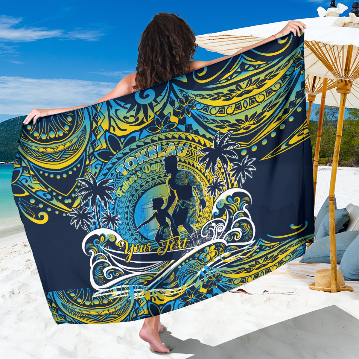 Father's Day Tokelau Sarong Special Dad Polynesia Paradise