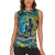 Father's Day Tokelau Women Sleeveless Polo Shirt Special Dad Polynesia Paradise