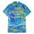 Father's Day Tuvalu Family Matching Off Shoulder Maxi Dress and Hawaiian Shirt Special Dad Polynesia Paradise
