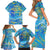 Father's Day Tuvalu Family Matching Short Sleeve Bodycon Dress and Hawaiian Shirt Special Dad Polynesia Paradise