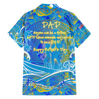 Father's Day Tuvalu Family Matching Short Sleeve Bodycon Dress and Hawaiian Shirt Special Dad Polynesia Paradise DT02 - Polynesian Pride